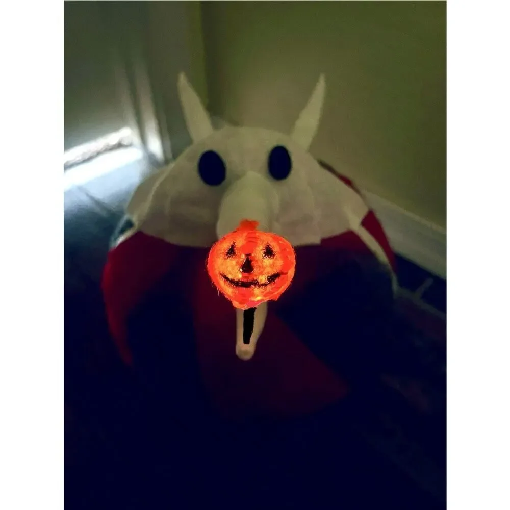 Nightmare Before Christmas Zero Costume Hat Pet/Dog Light Up Nose!